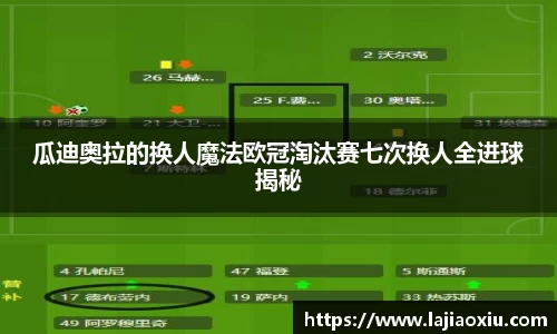 瓜迪奥拉的换人魔法欧冠淘汰赛七次换人全进球揭秘